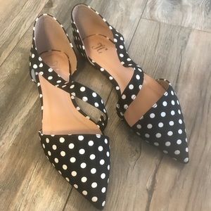 Polka dot flats